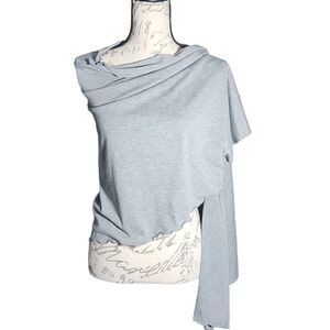 Hey Beautiful Ladies One Size Gray Shawl Curly Edge Wrap